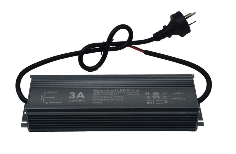 3A Lighting IP67 24V 200W waterproof LED driver