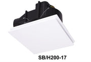 3A Lighting H200-17 Square exhaust fan