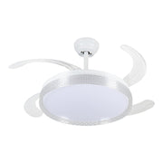 Windora Liora 42" White Weave DC Ceiling Fan w/ 3CCT LED Remote Control - image 4
