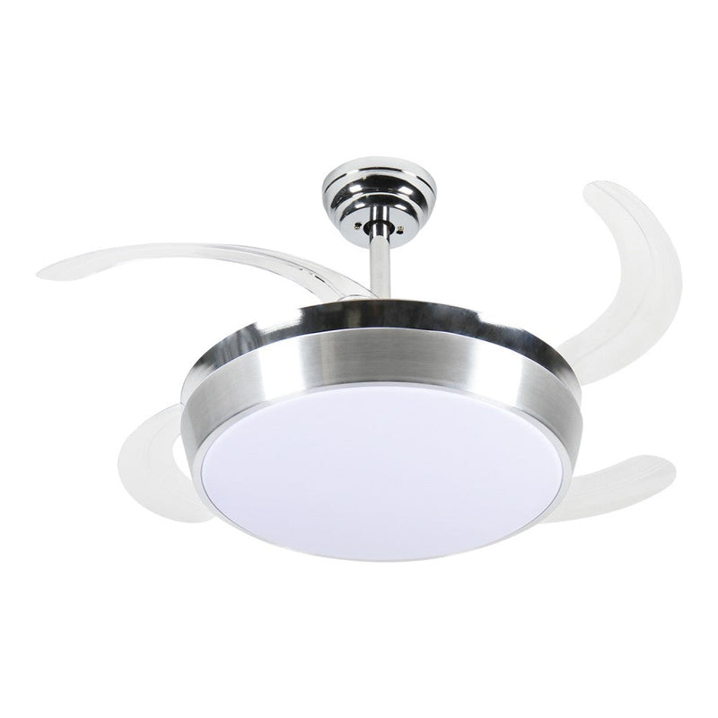 Windora Aether 42" Brushed Steel DC Ceiling Fan w/ 3CCT LED Remote Control - image 4