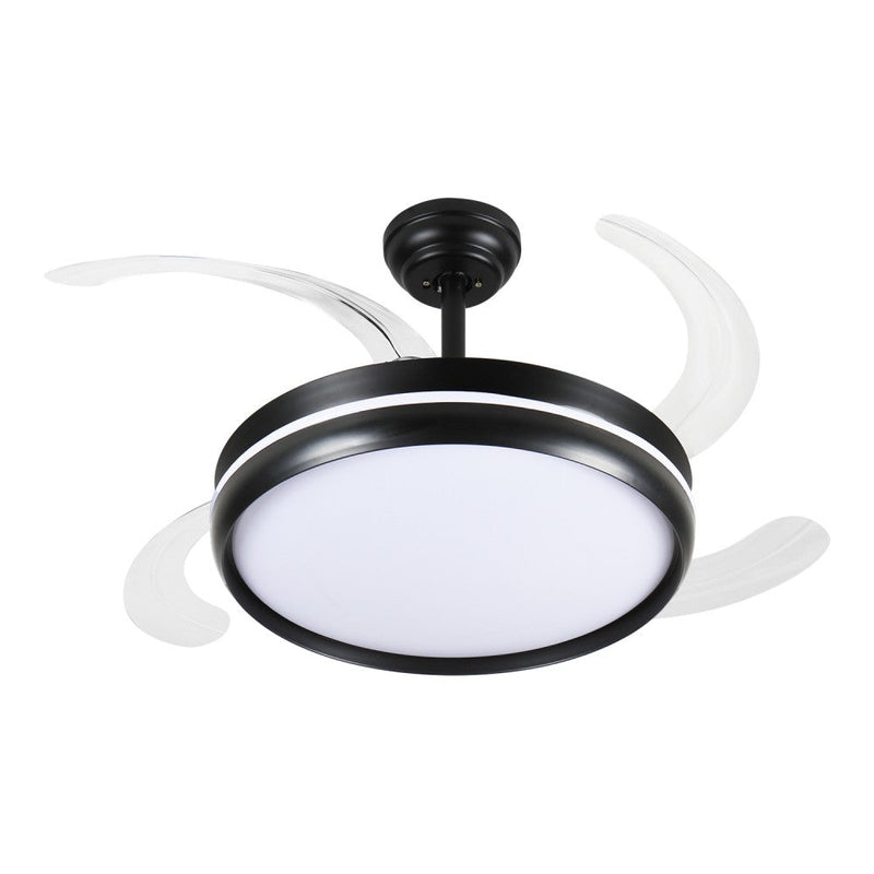 Windora Cyra 42" Black Halo DC Ceiling Fan w/ 3CCT LED Remote Control - image 4