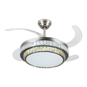 Windora Eloria 42" Dual-Tone Crystal DC Ceiling Fan w/ 3CCT LED Remote Control - image 3