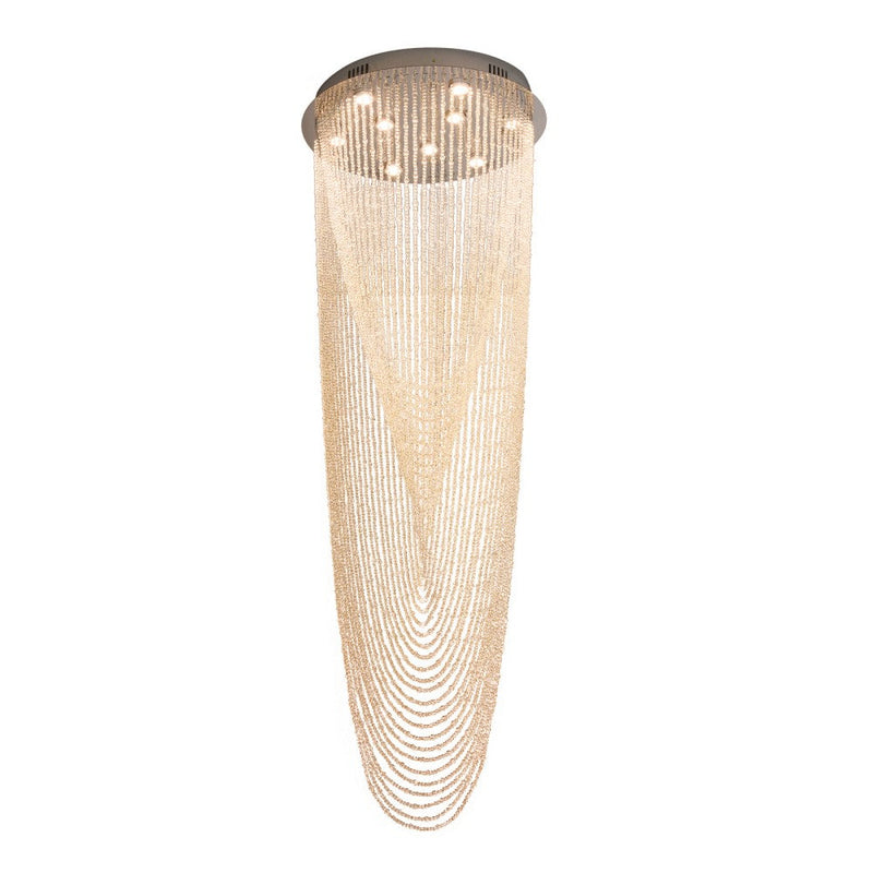 Virella Draped Beaded Chandelier 45W 3CCT – 60cm