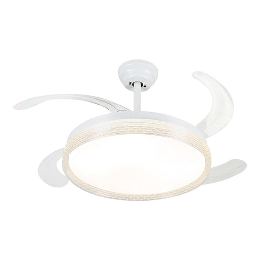 Windora Liora 42" White Weave DC Ceiling Fan w/ 3CCT LED Remote Control - image 2