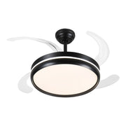 Windora Cyra 42" Black Halo DC Ceiling Fan w/ 3CCT LED Remote Control - image 2