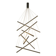 LED 9Bars Modern Chandelier Dimmable Adjustable Pendant Light CL-9BAR