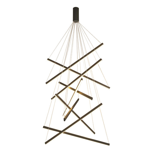 LED 9Bars Modern Chandelier Dimmable Adjustable Pendant Light CL-9BAR