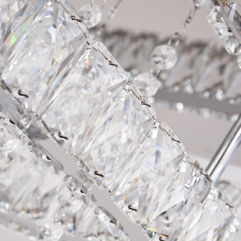 Mira 80W Tri-Colour Dimmable Crystal Chandelier – 62cm - image 4