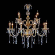 12 Lights Crystal Chandelier Large Ceiling Pendant Light CL-NCC12