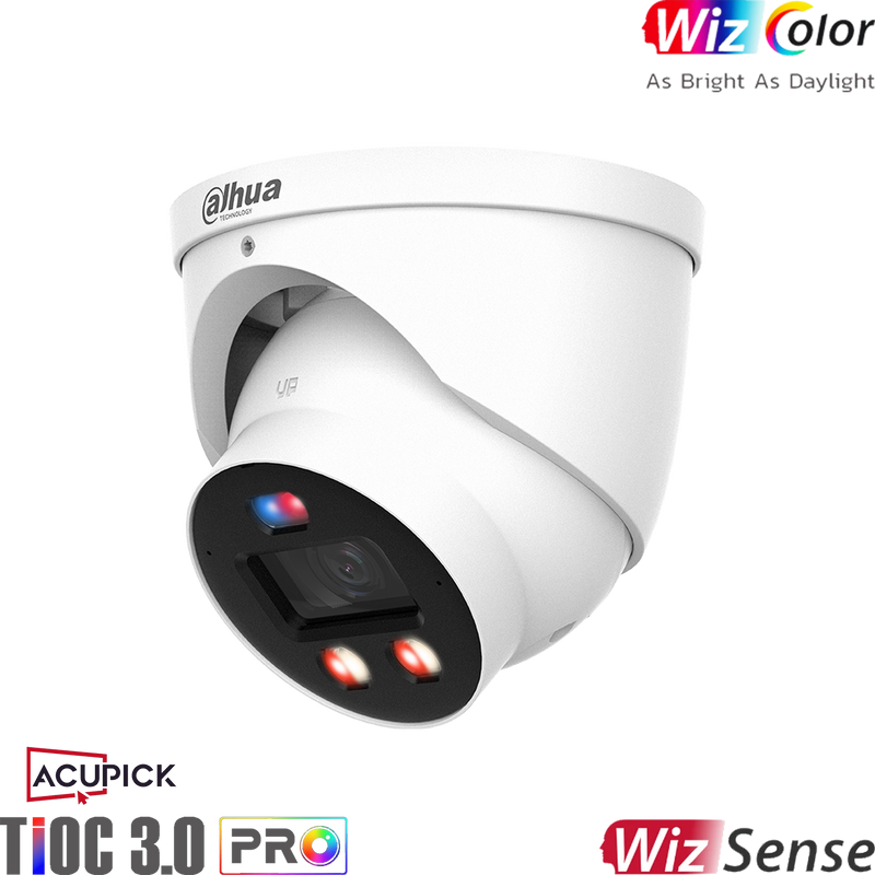 DAHUA 6MP TIOC ACUPICK TURRET FIXED CAMERA WHITE