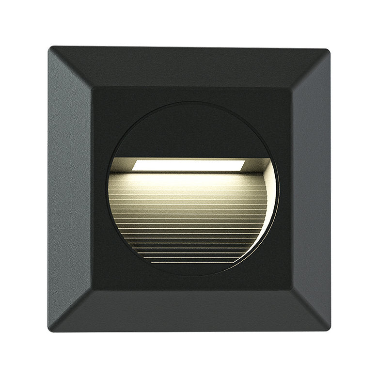 3A Lighting ST137: Wall Light 3W Square Tri-Colour 240V