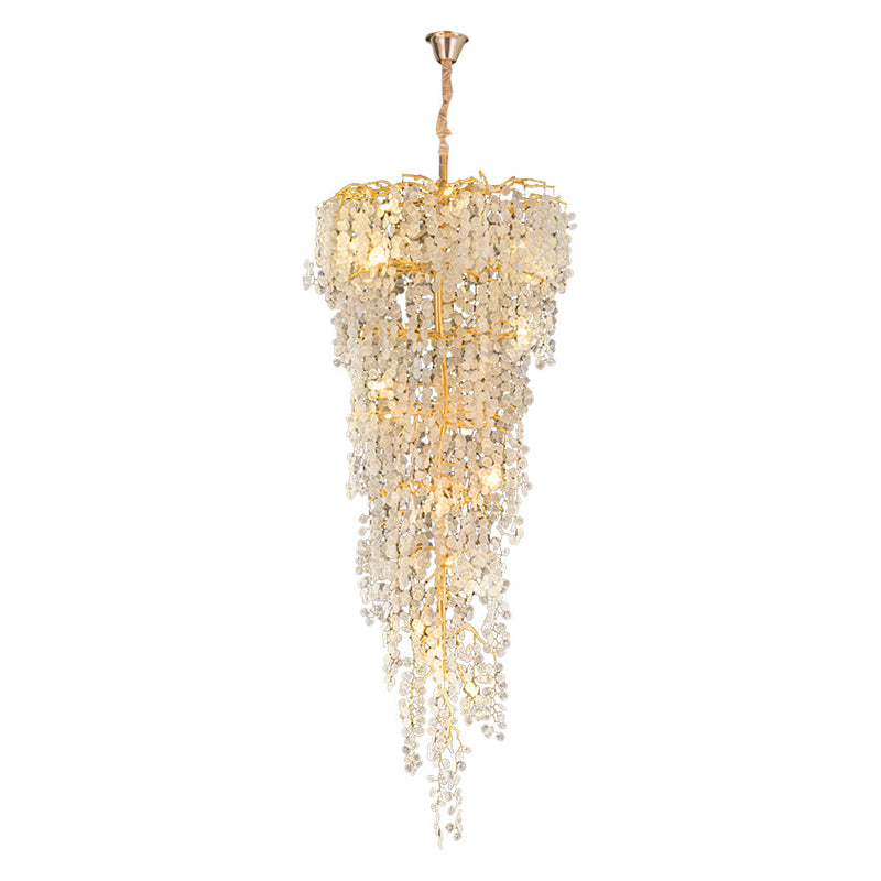 Crystal Branches Chandelier Luxury 20-Light Tree Branch Stair CL-CTC18