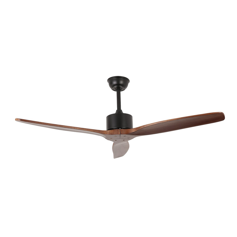 3 Wood Blades Ceiling Fan 52" Designer Indoor Remote Control CF-5202