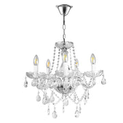 Vintage Crystal Chandelier Glass Castle Ceiling Pendant Light CL-CC
