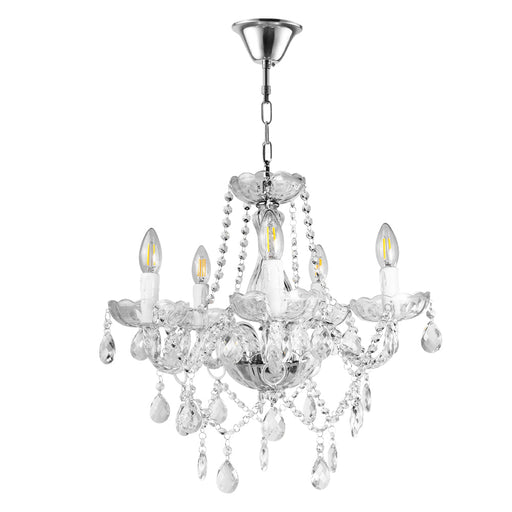 Vintage Crystal Chandelier Glass Castle Ceiling Pendant Light CL-CC