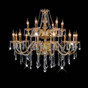 18 Lights Crystal Chandelier Large Ceiling Pendant Light CL-NCC18