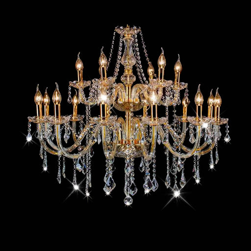 18 Lights Crystal Chandelier Large Ceiling Pendant Light CL-NCC18
