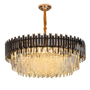 Noelle 18-Light Round Crystal Chandelier – 80cm