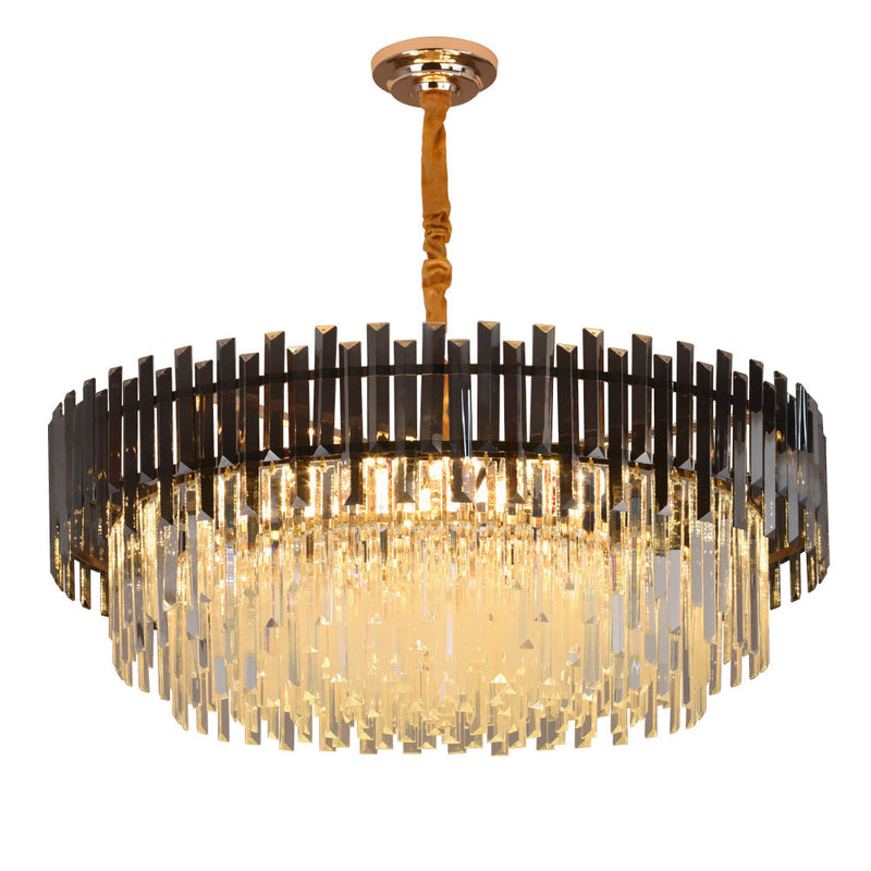 Noelle 18-Light Round Crystal Chandelier – 80cm