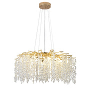 Golden Wisteria Crystal Chandelier 80cm