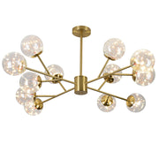 Lyra 9/12 Orb Gold LED Chandelier