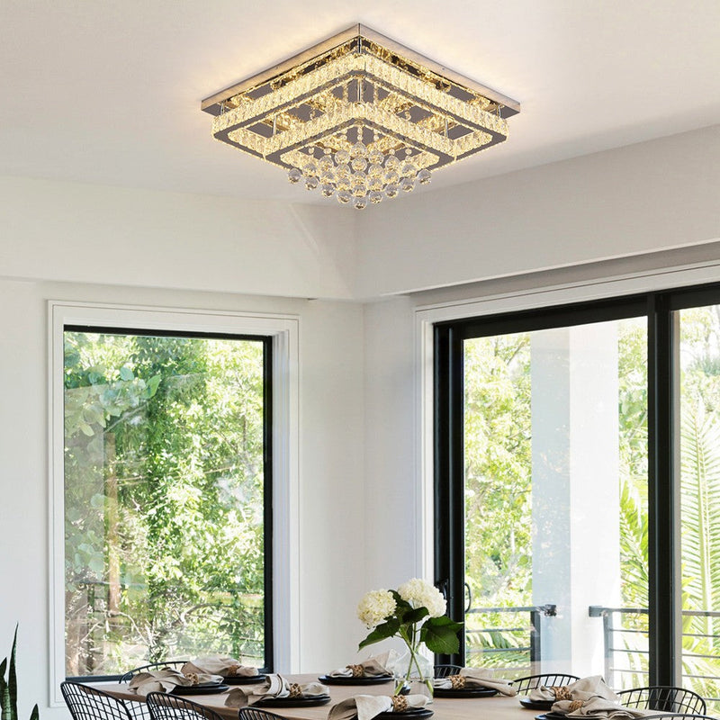 Mira 80W Tri-Colour Dimmable Crystal Chandelier – 62cm - image 6