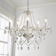 Vintage Crystal Chandelier Glass Castle Ceiling Pendant Light CL-CC