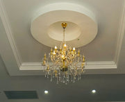 8 Lights Crystal Chandelier Large Ceiling Pendant Light CL-NCC8