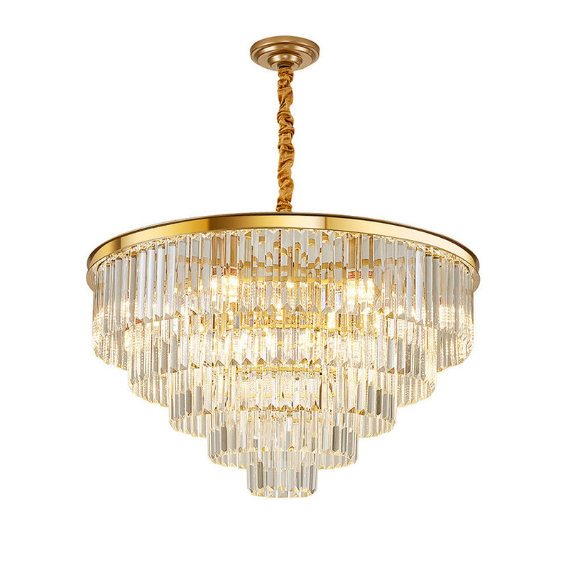 16 Light Crystal Chandelier K9 Golden Luxury Light 3 Colors CL-CAKELB