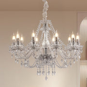 10 Lights Crystal Chandelier Large Ceiling Pendant Light CL-WCC10