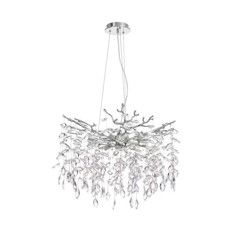 Crystal Tree Branches Chandelier 60cm Gold/Silver 8-Light Luxury Pendant CL-LCTB60