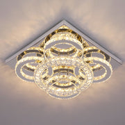 Aveline 51W Tri-Colour Dimmable Crystal Flush Mount Ceiling Light – 40.5cm - image 11
