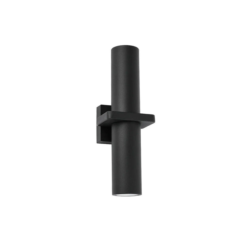 3A Lighting 21191: 2lt Fixed Pillar Wall Spot Black