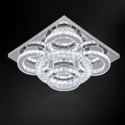 Aveline 51W Tri-Colour Dimmable Crystal Flush Mount Ceiling Light – 40.5cm - image 15