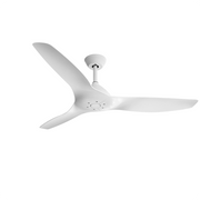 52'' Pure White Ceiling Fan Remote Reversible DC Motor Timer CF-5211