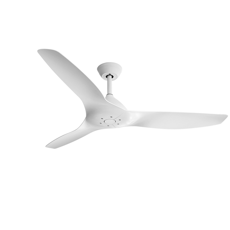 52'' Pure White Ceiling Fan Remote Reversible DC Motor Timer CF-5211
