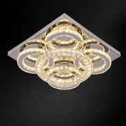 Aveline 51W Tri-Colour Dimmable Crystal Flush Mount Ceiling Light – 40.5cm - image 16