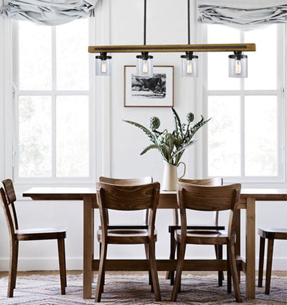 METI02 bar pendant dining application image - CLA Lighting