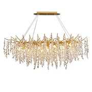 Crystal Tree Branches Chandelier Luxury 10-Light Elegant Pendant CL-CTBC