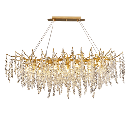 Crystal Tree Branches Chandelier Luxury 10-Light Elegant Pendant CL-CTBC
