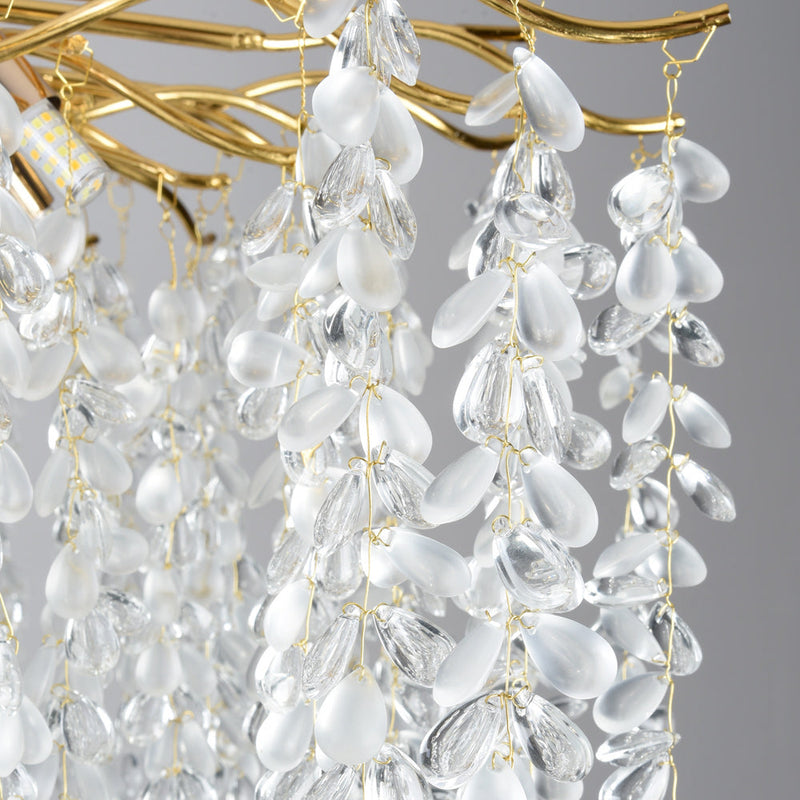 Golden Wisteria Crystal Chandelier 80cm - image 3