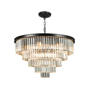 16 Light Crystal Chandelier K9 Smoke Luxury Light 3 Colors CL-CAKELSK