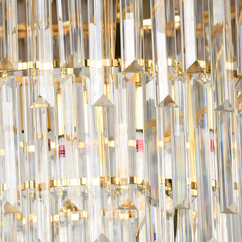 Aria 23-Light Gold Crystal Tiered Chandelier – 80cm - image 3