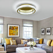 Olympia 62W Tri-Colour Dimmable Crystal Ring Chandelier – 59cm - image 8