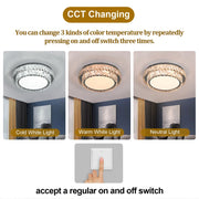 Virelle 60W Tri-Colour Dimmable Crystal Chandelier - image 5