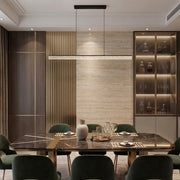 Crackle Resin Linear Pendant Light Modern Minimalist Dining Chandelier CL-LSCC