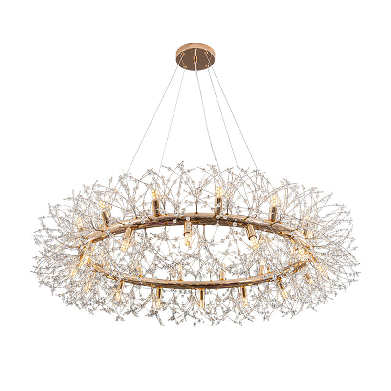Firework Crystal Chandelier 20Light 80cm Modern Gold Chandelier CL-FWR