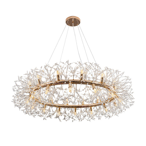 Firework Crystal Chandelier 20Light 80cm Modern Gold Chandelier CL-FWR