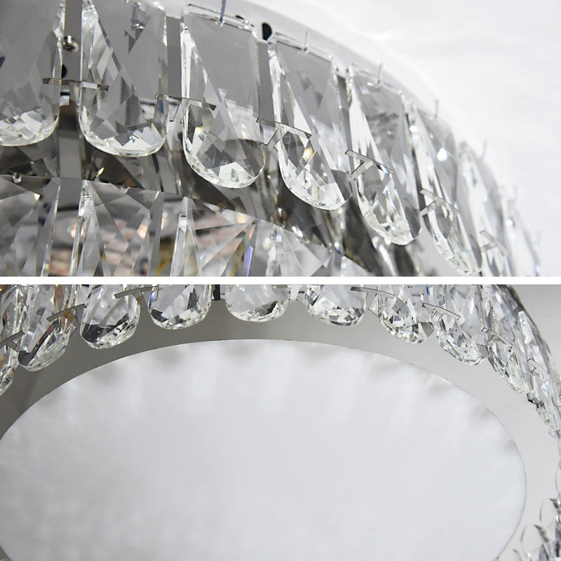 Virelle 60W Tri-Colour Dimmable Crystal Chandelier - image 4