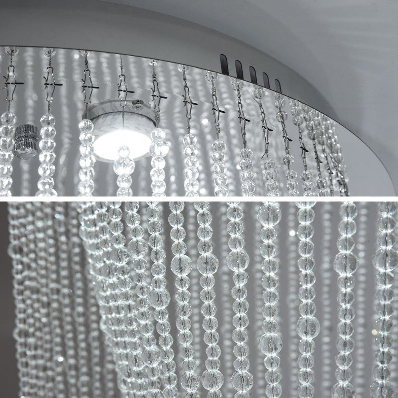 Virella Draped Beaded Chandelier 45W 3CCT – 60cm - image 4